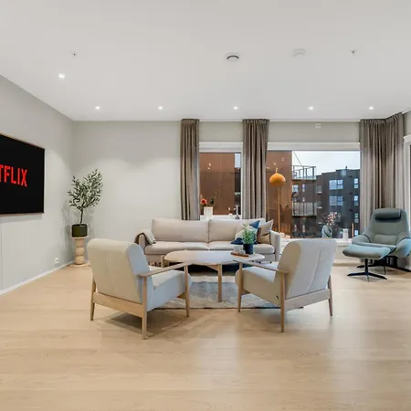 Leilighet Arctic Supreme Luxe L Heated Balcony L Free Parking Tromsø